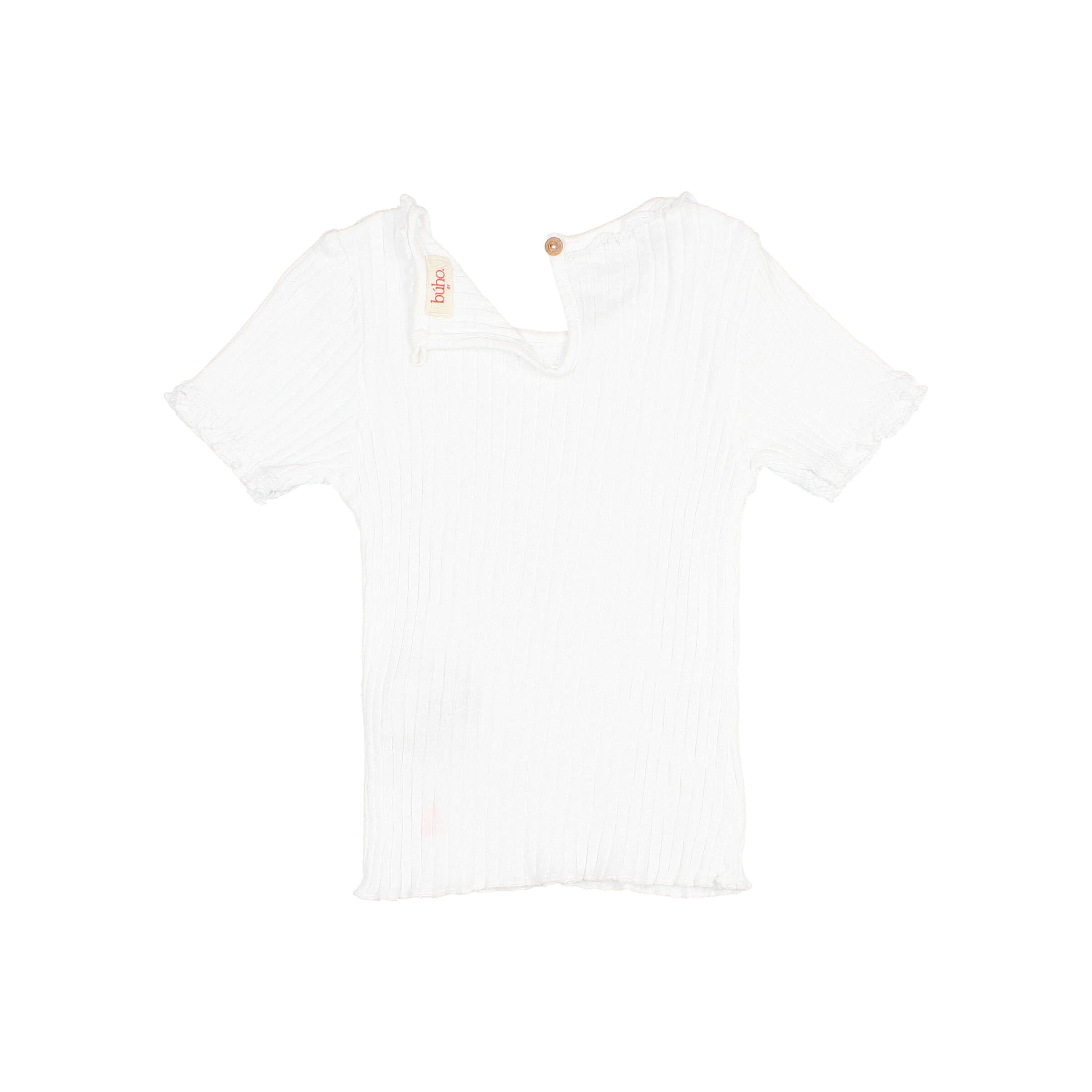 RIB COLLAR T-SHIRT
