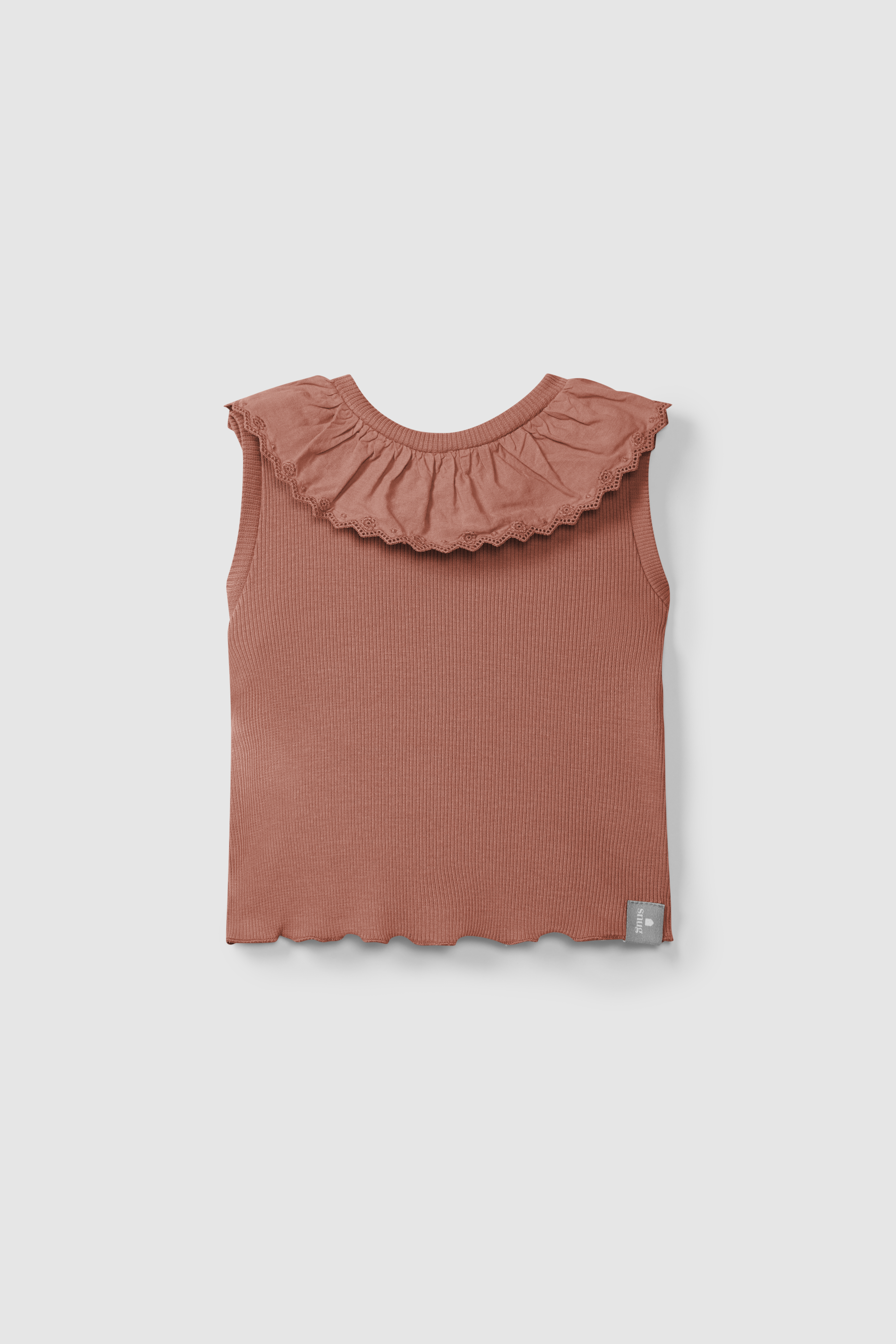 SINGLET IN RIBBED JERSEY