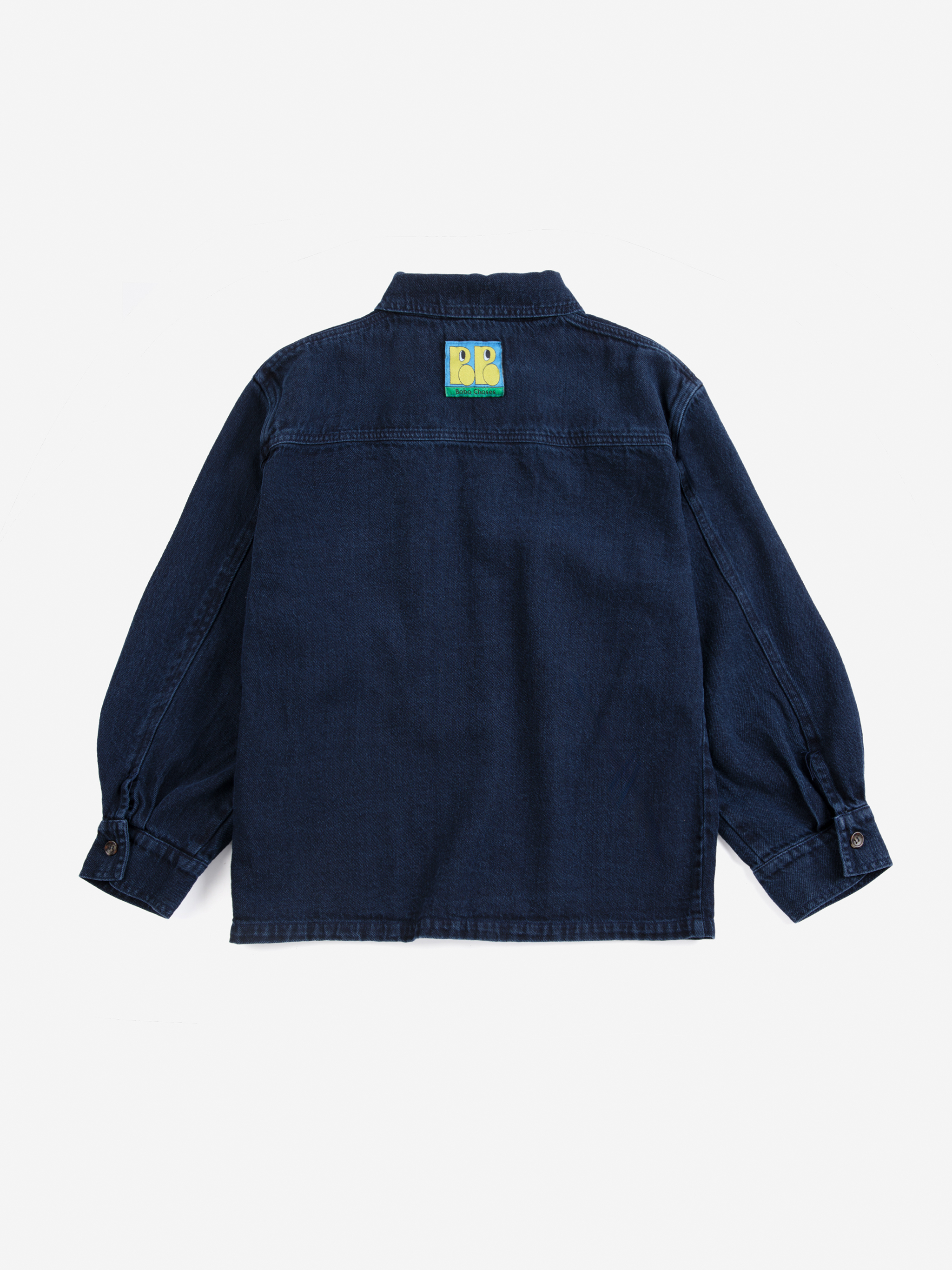 BOOO BO CHOSES TAG DENIM SHIRT