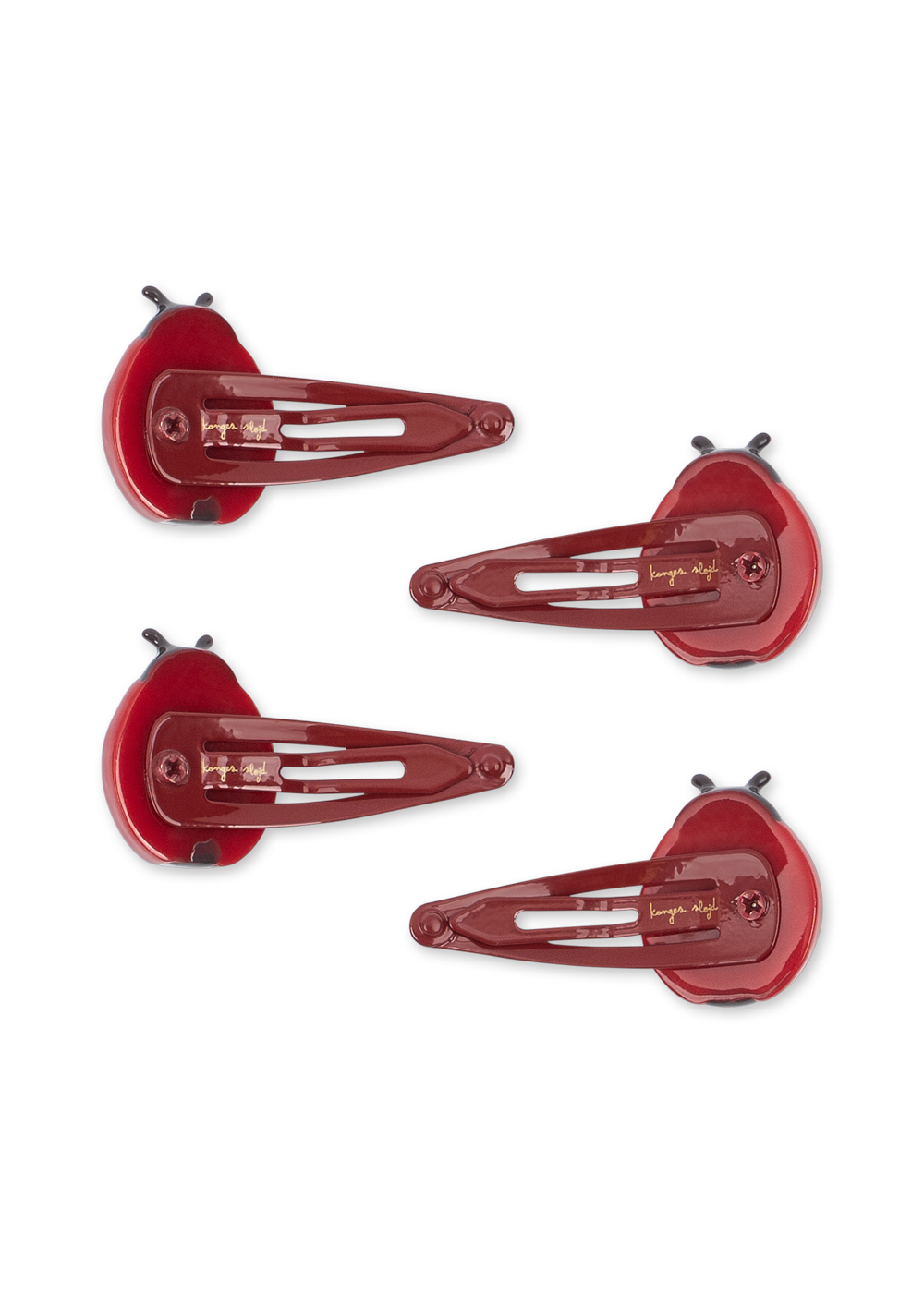 LADYBUG 4 PACK HAIR CLIPS