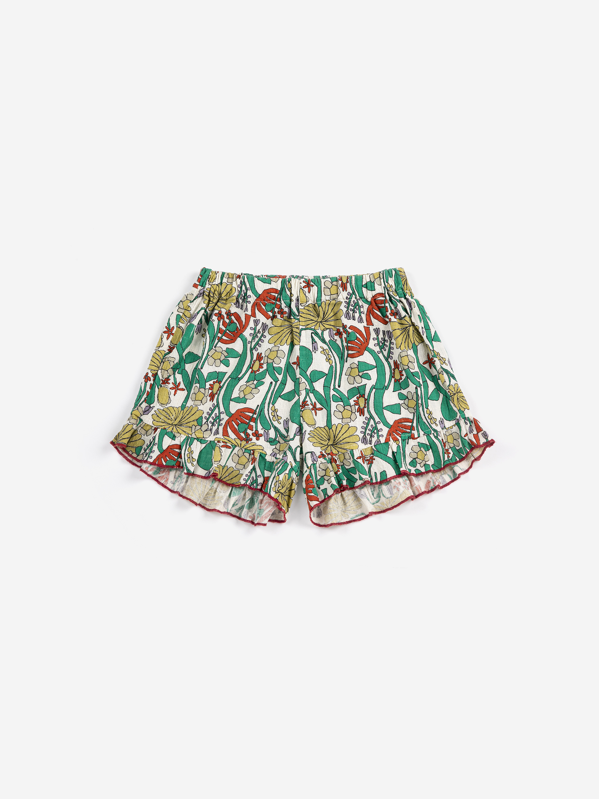COLOR HERBALIST ALL OVER WOVEN SHORTS