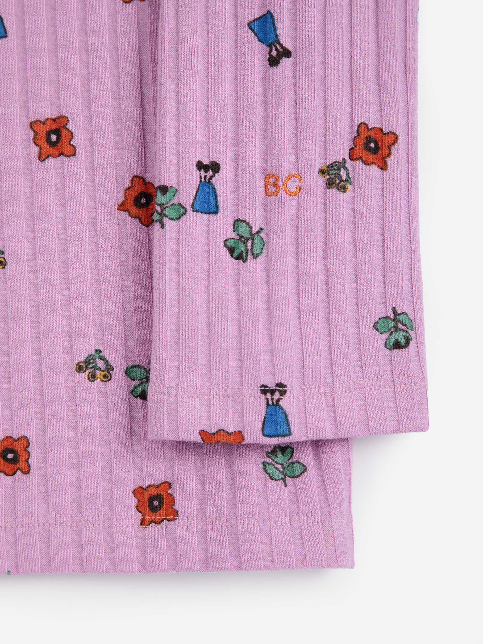 BLOSSOM ALL OVER TURTLENECK T-SHIRT