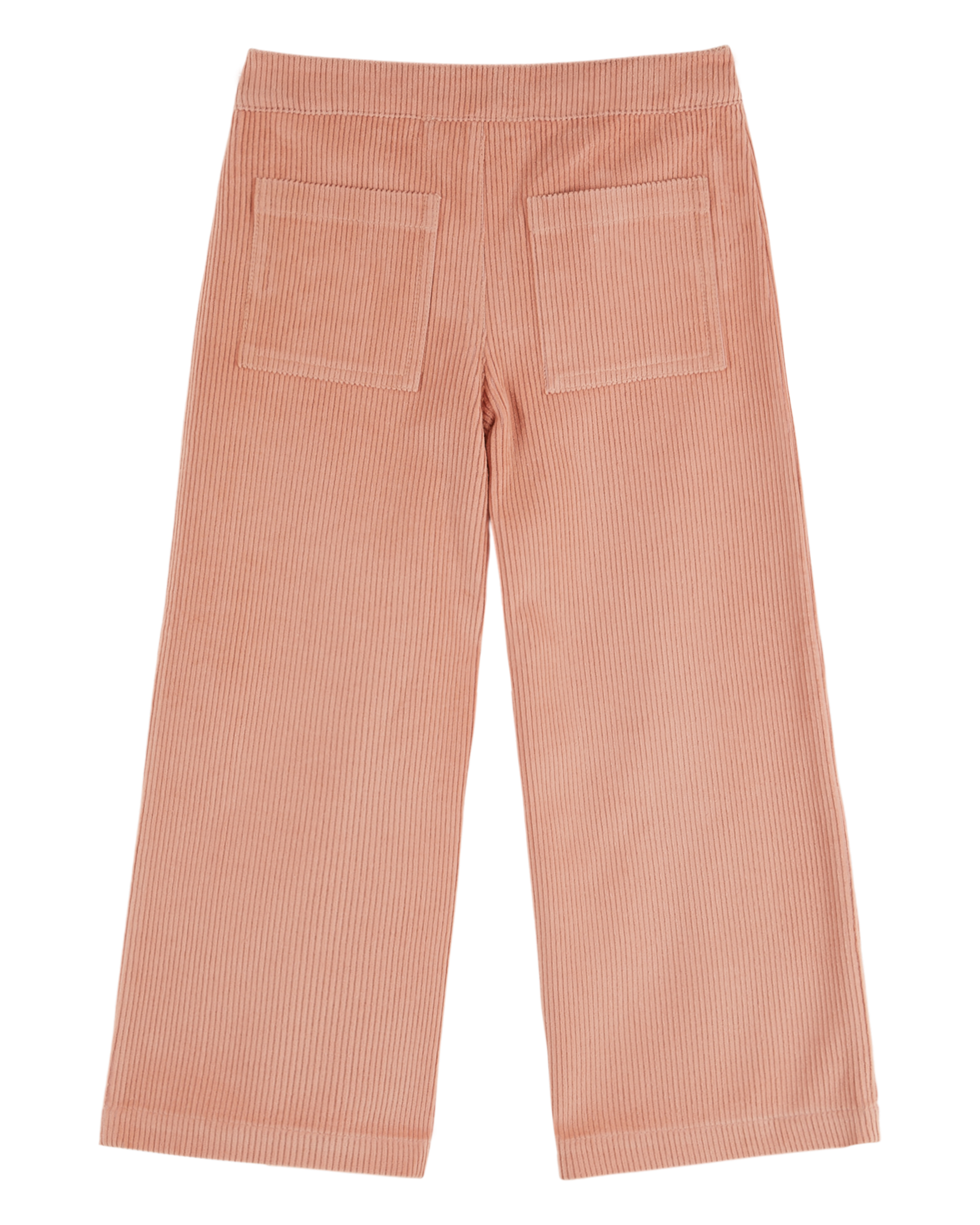 VELVET TROUSERS WITH FLORAL POCKET
