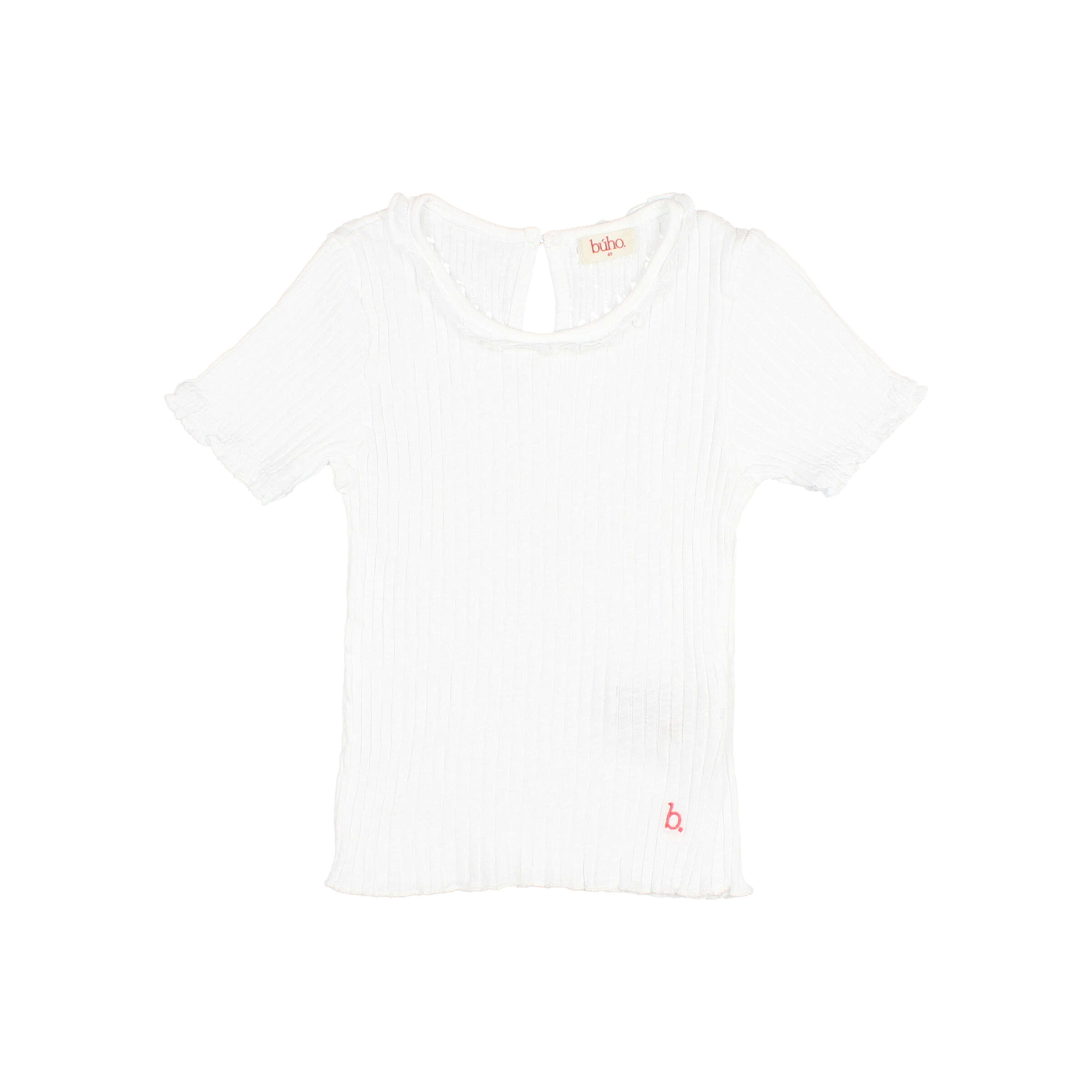RIB COLLAR T-SHIRT
