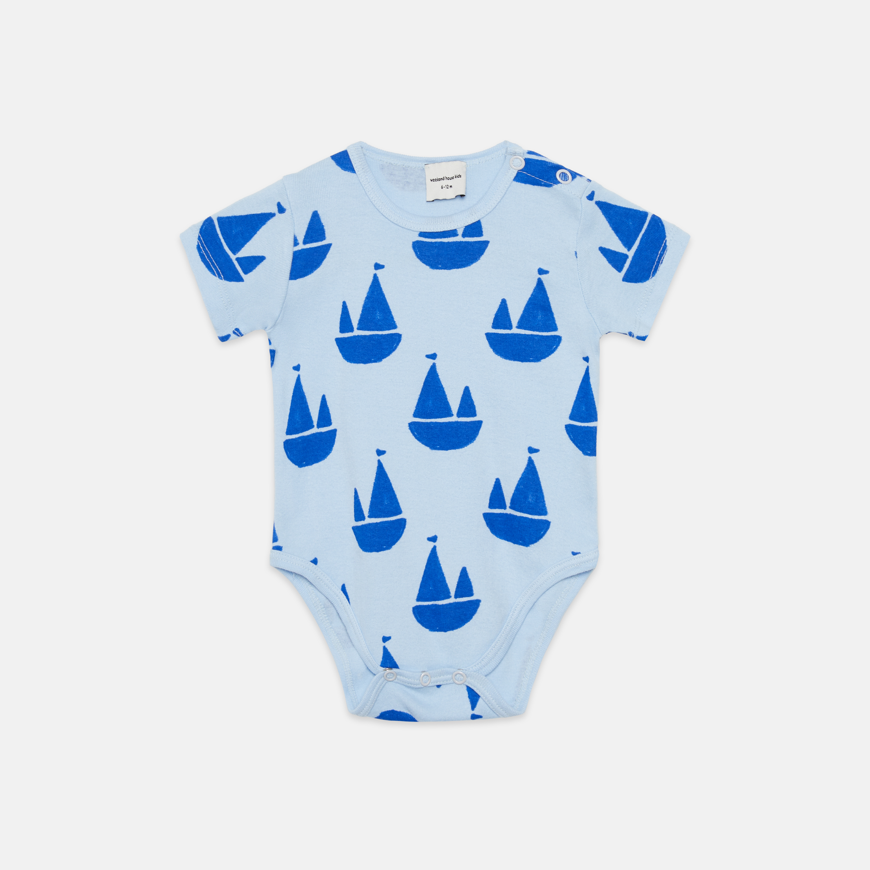 BOAT SHAPES ALL OVER BABY BODY