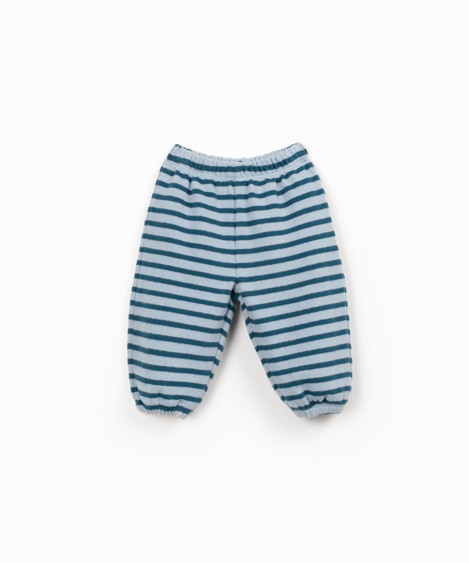STRIPED JERSEY TROUSERS