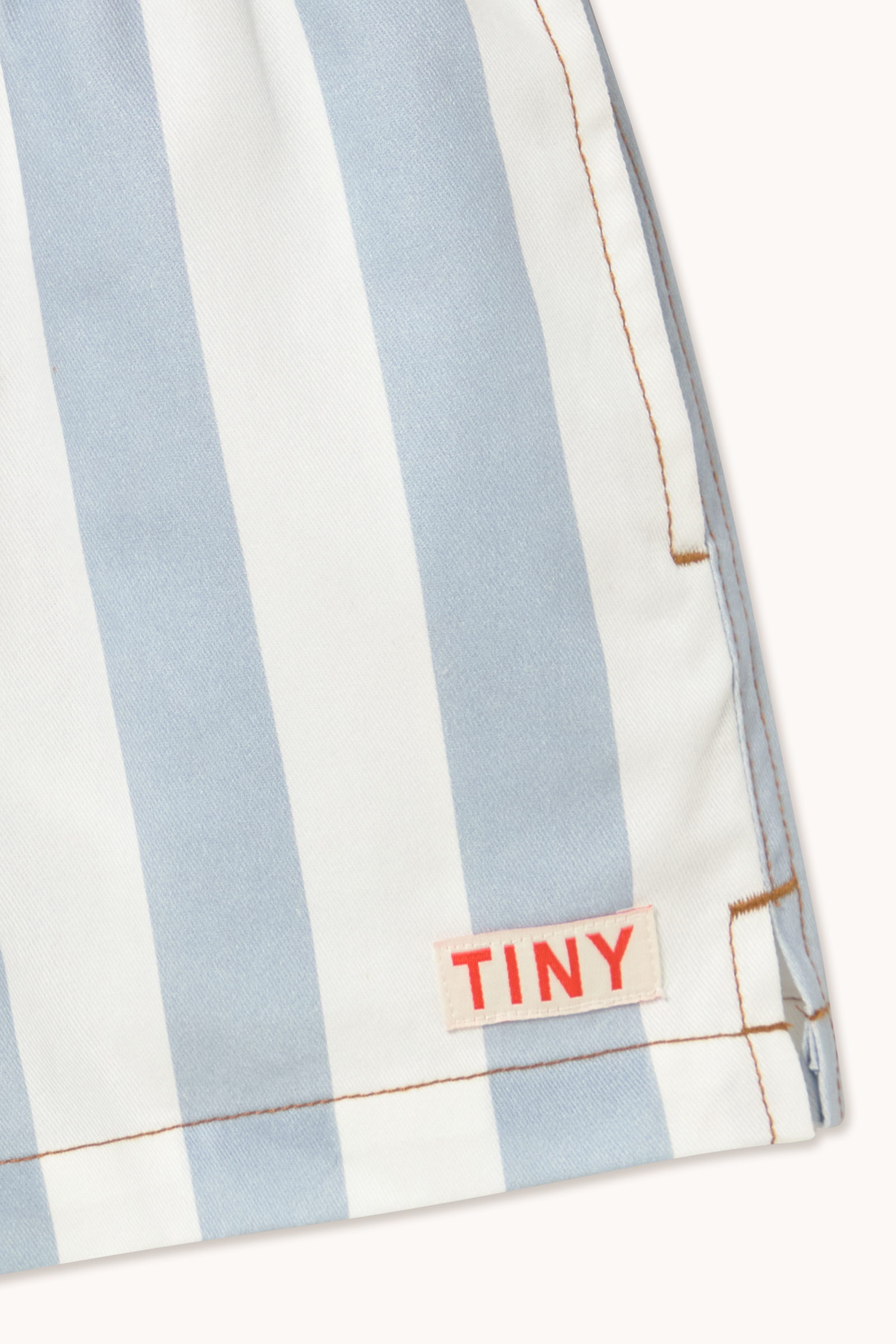 STRIPES TWILL SHORTS