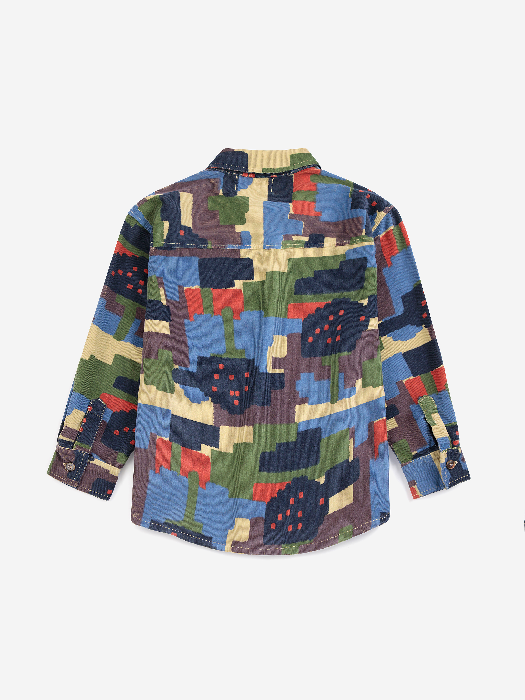 PAINT FOREST ALL OVER CORDUROY SHIRT