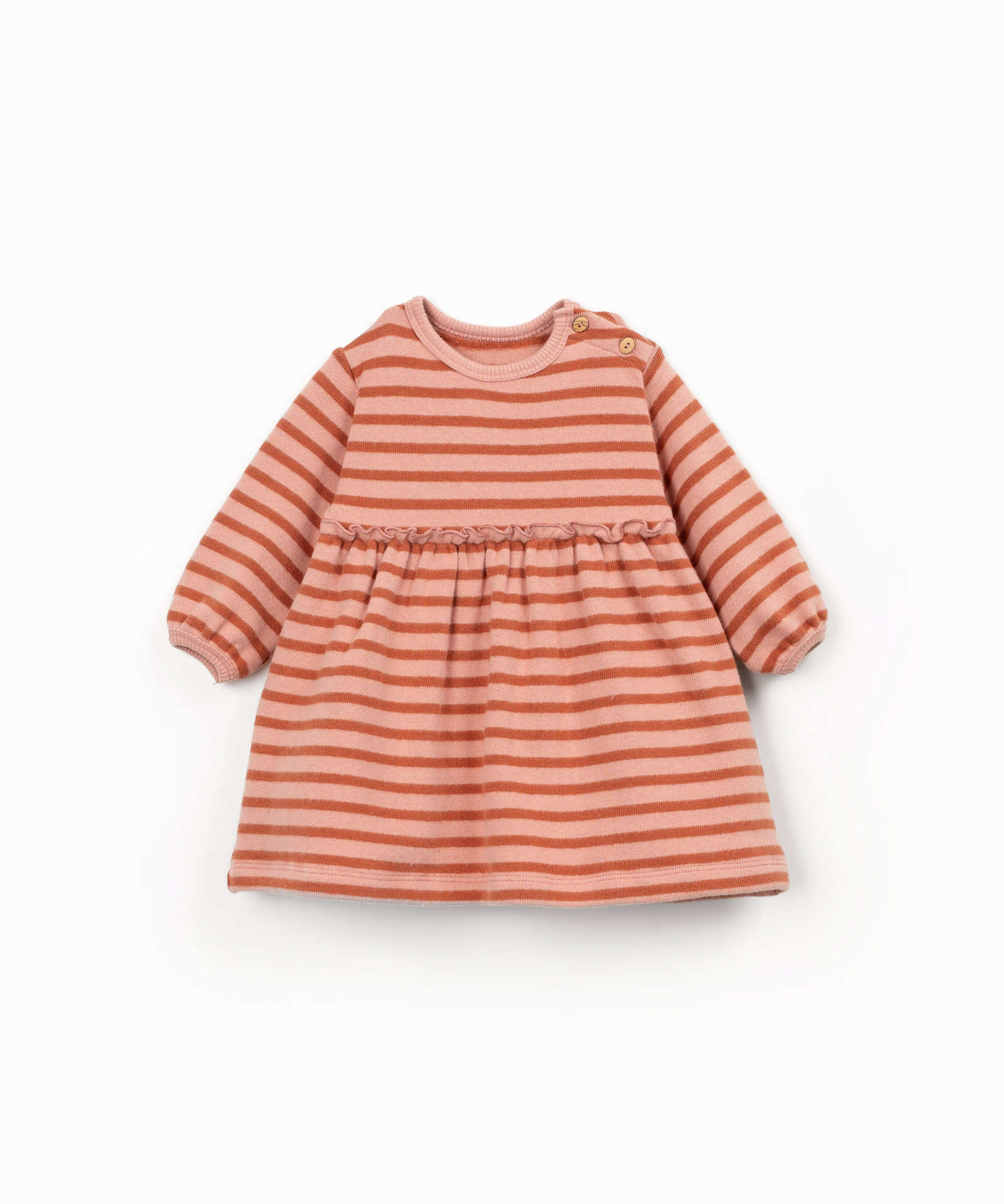 STRIPED JERSEY DRESS