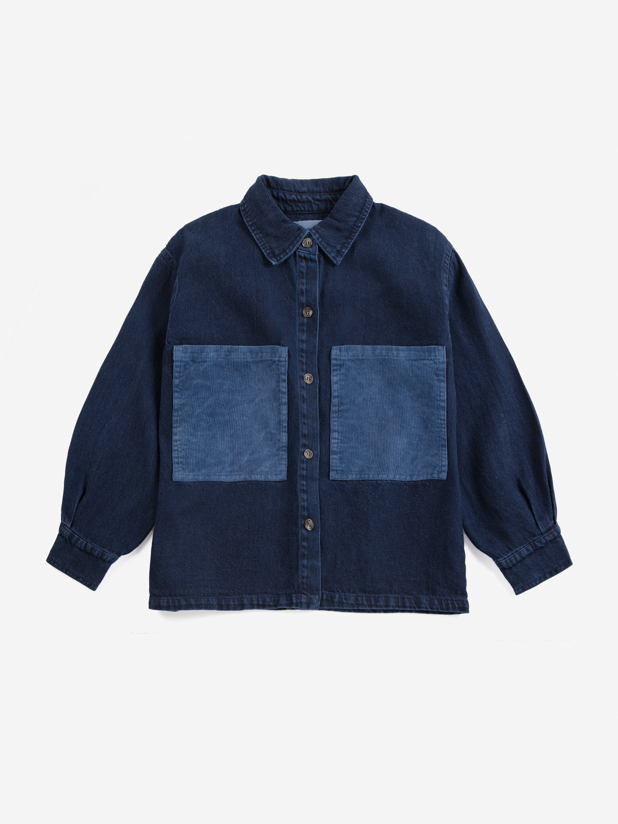 BOOO BO CHOSES TAG DENIM SHIRT