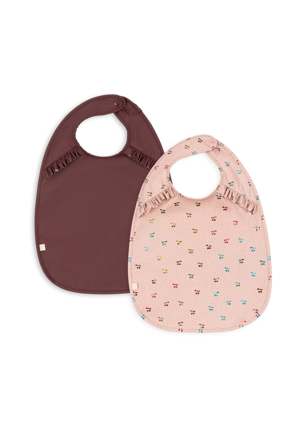 2 PACK GLITTER DINNER BIB