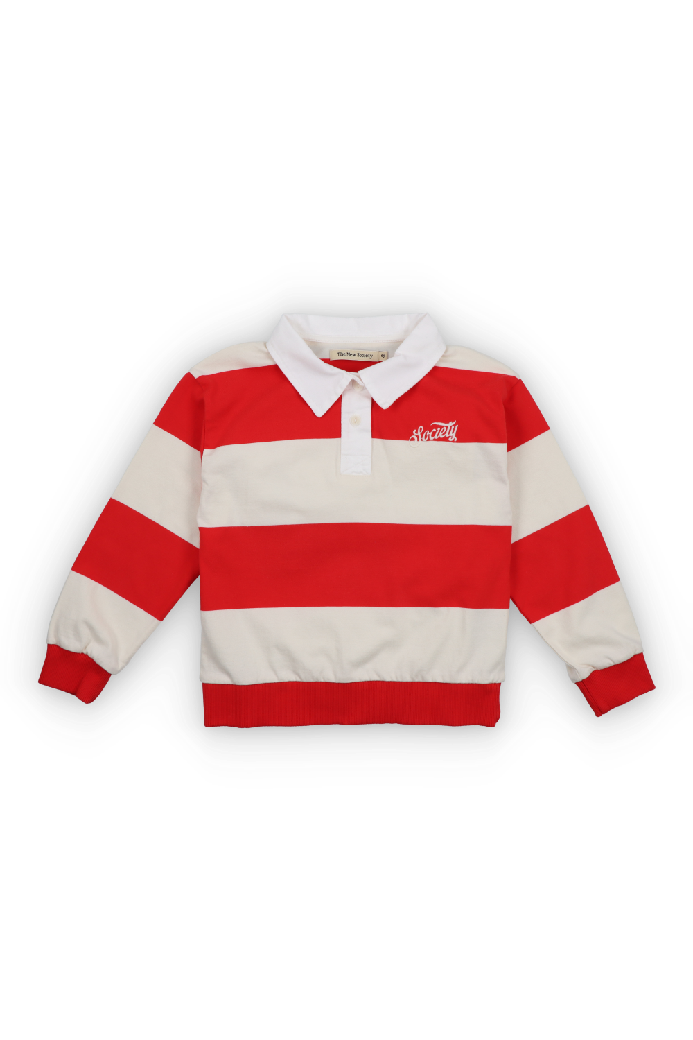 BREZO POLO TULIP RED STRIPES