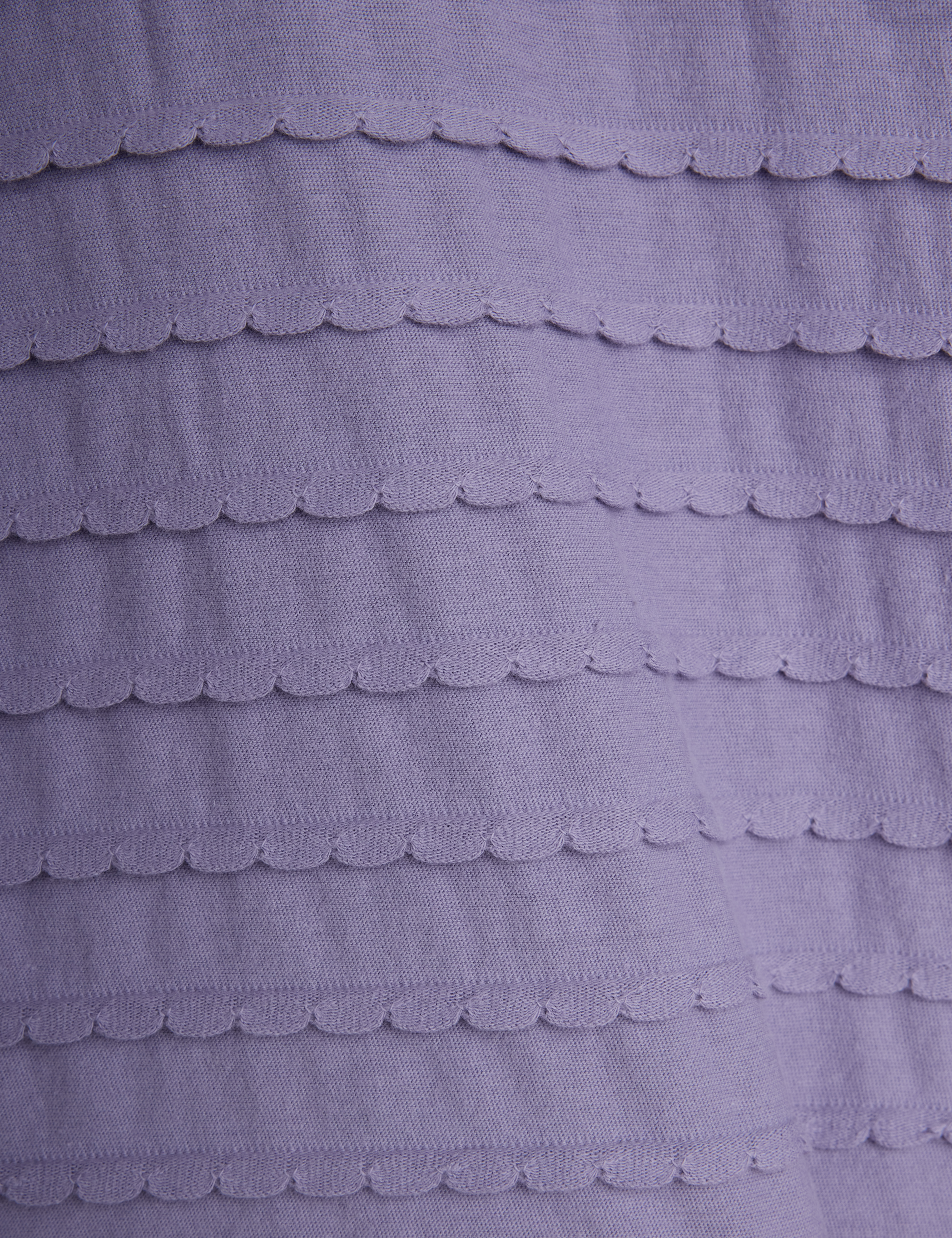 TEXTURED FRILL LS TEE