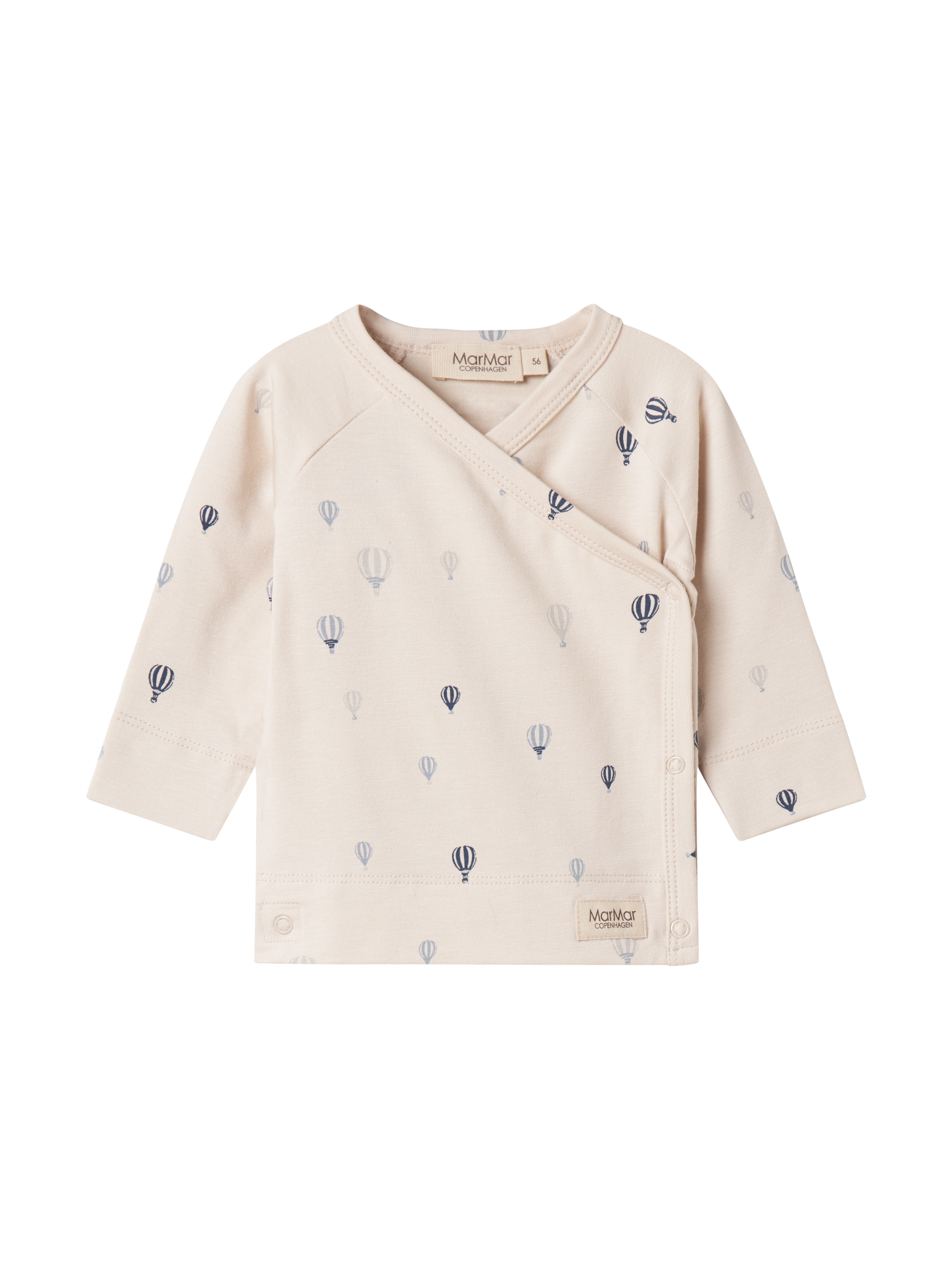 MUTI WRAP LS MODAL SMOOTH PRINT T-SHIRTS