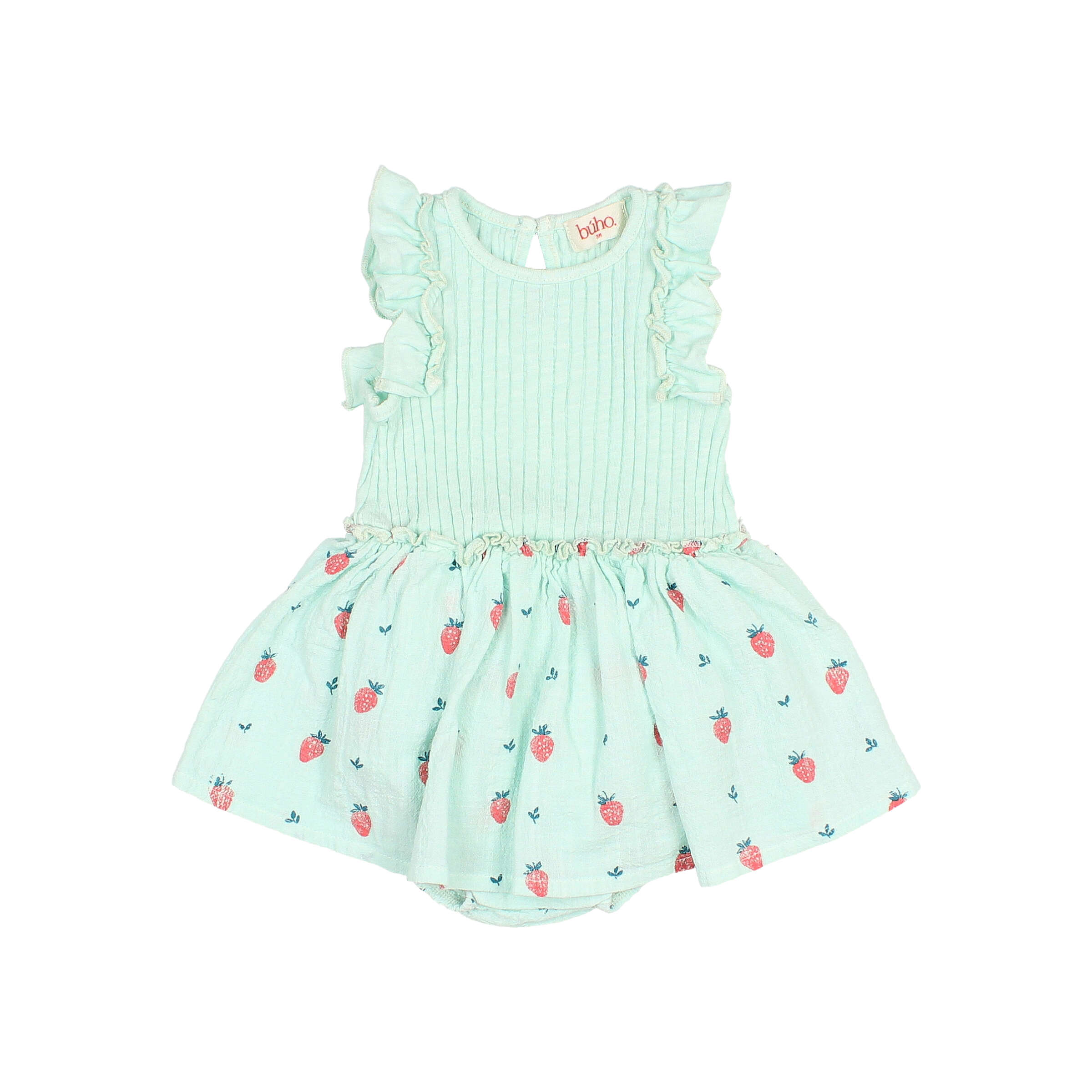 BB STRAWBERRY COMBI DRESS