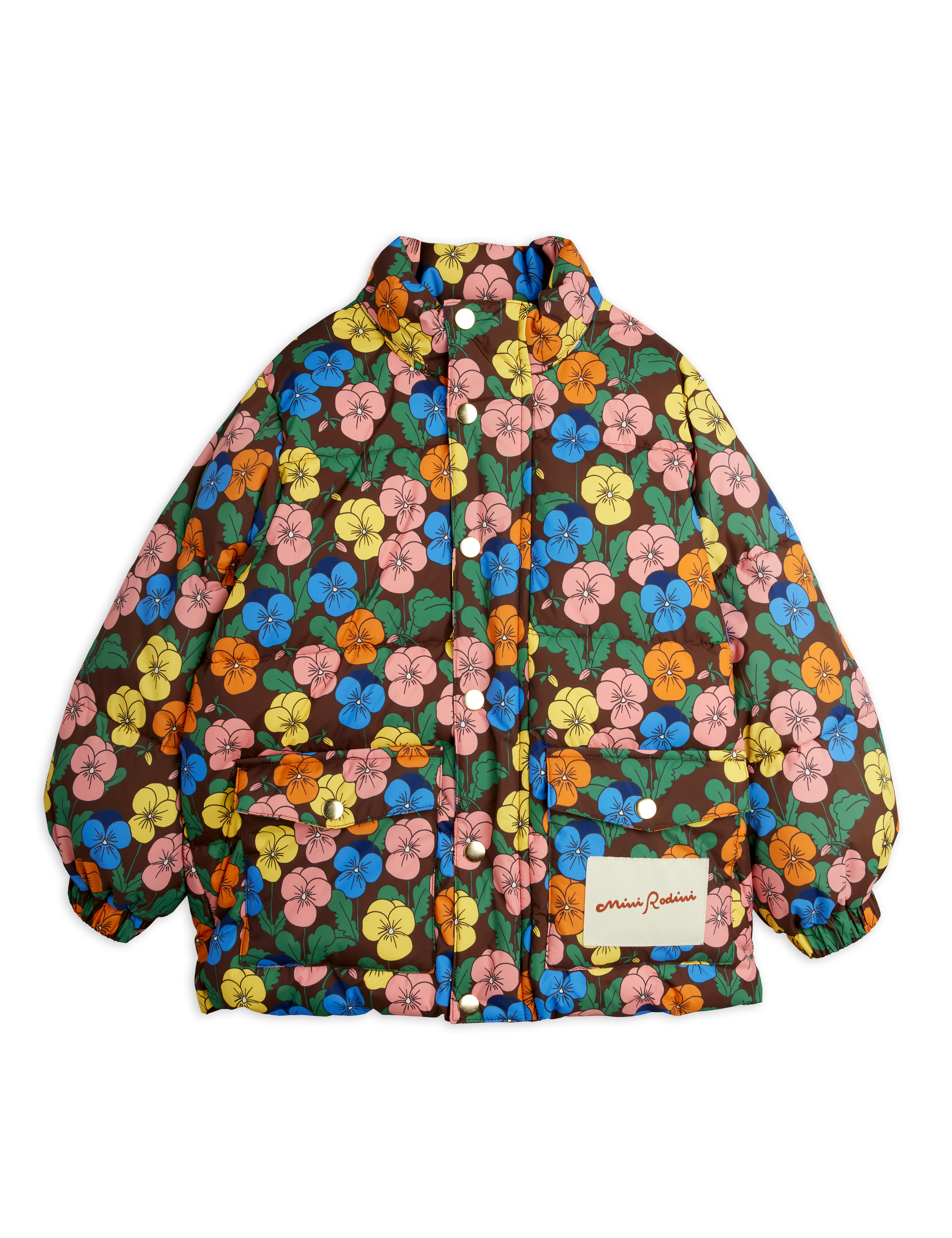 VIOLAS AOP HEAVY PUFFER