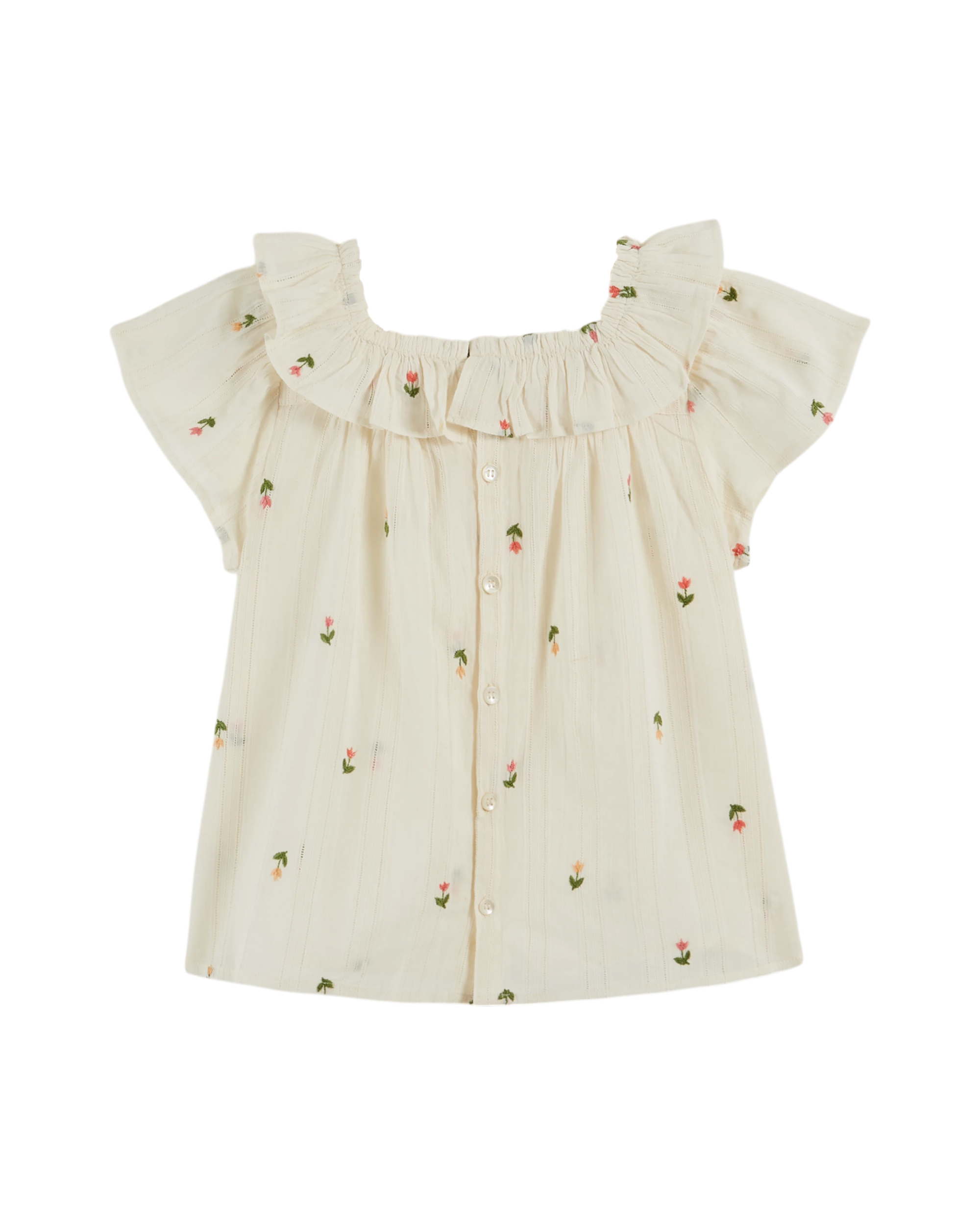 EMBROIDERED BLOUSE ALL OVER