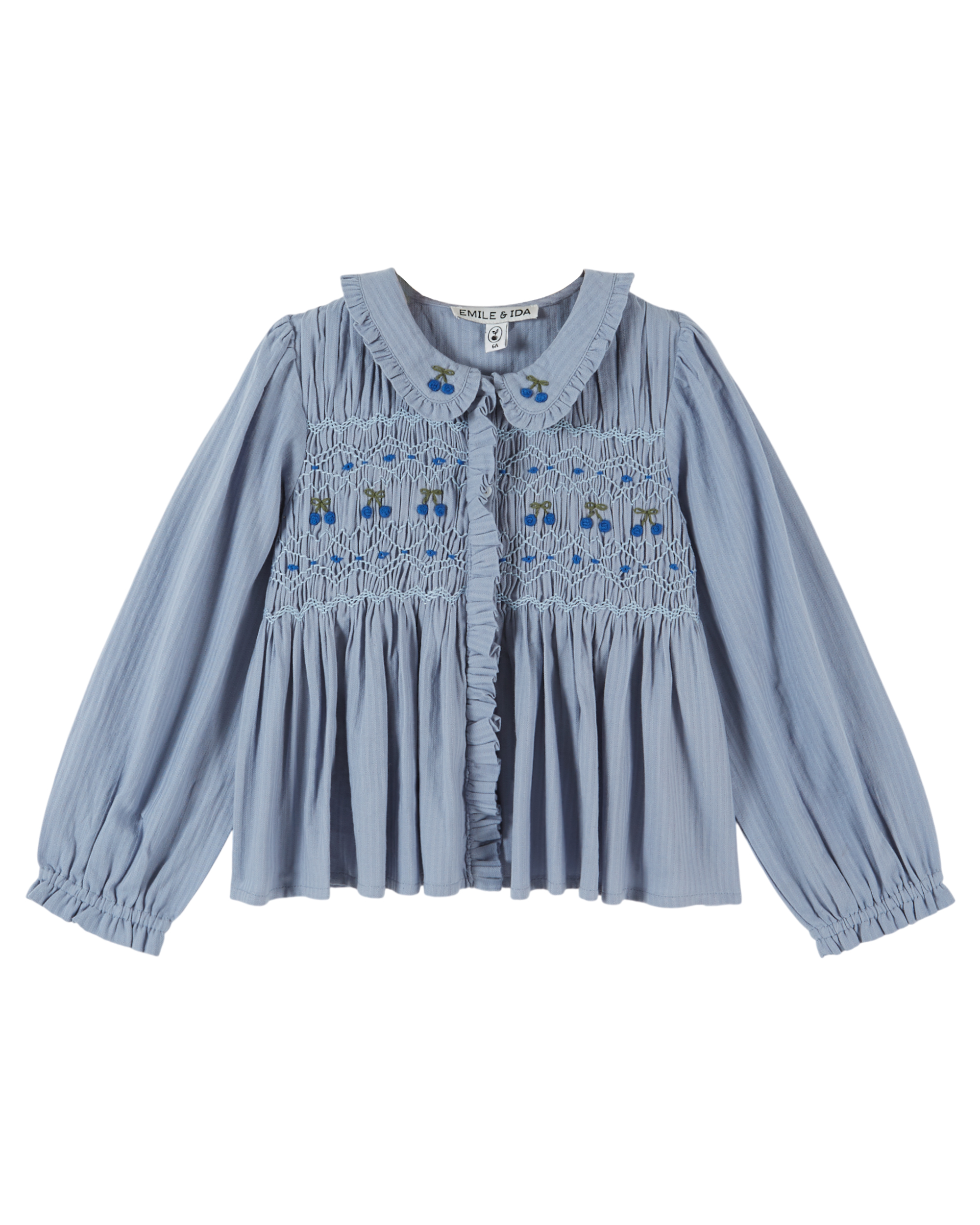 SMOCKED BLOUSE