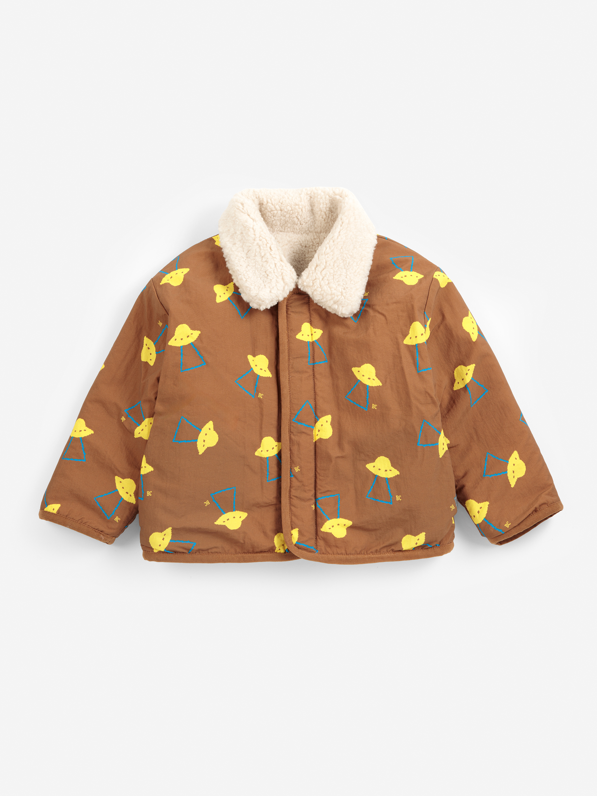 PIXEL ABDUCTION SHEEPSKIN REVERSIBLE JACKET