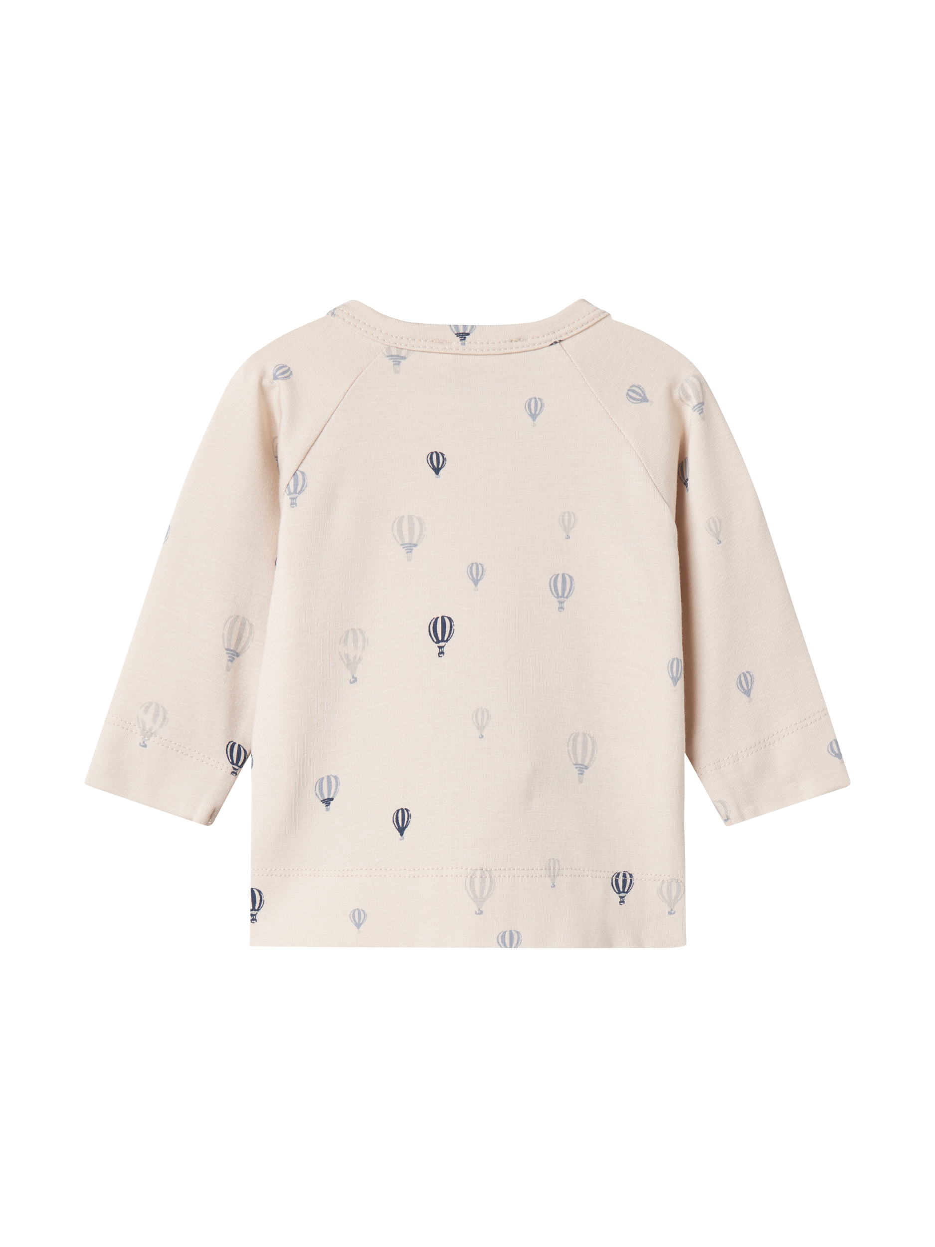 MUTI WRAP LS MODAL SMOOTH PRINT T-SHIRTS