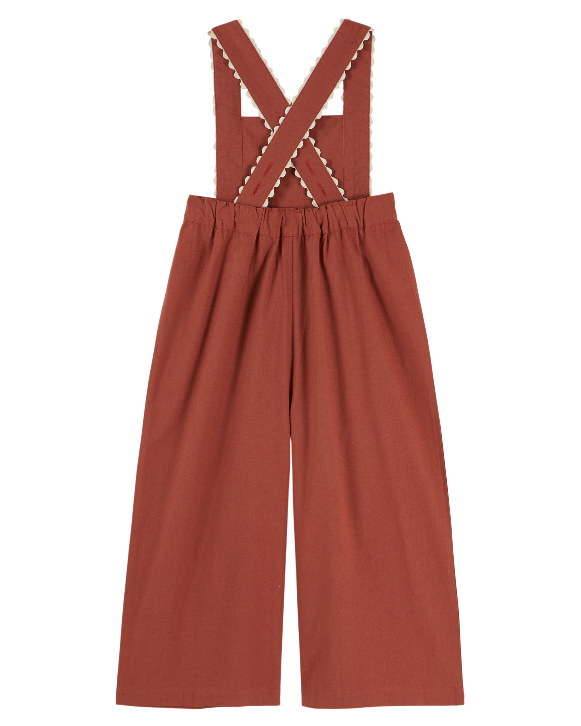 EMBROIDERED OVERALLS