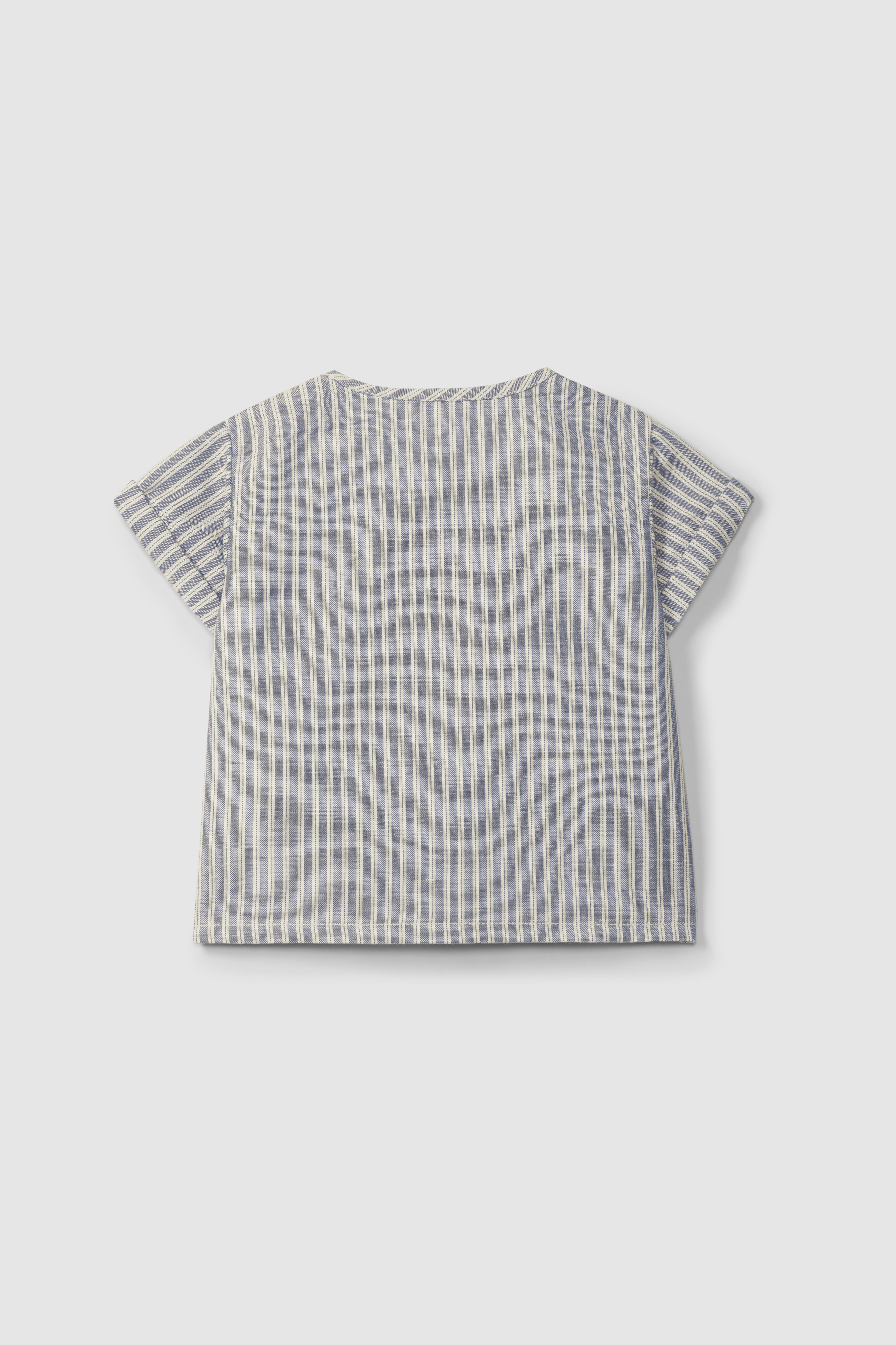 SHIRT IN STRIPED FABRIC