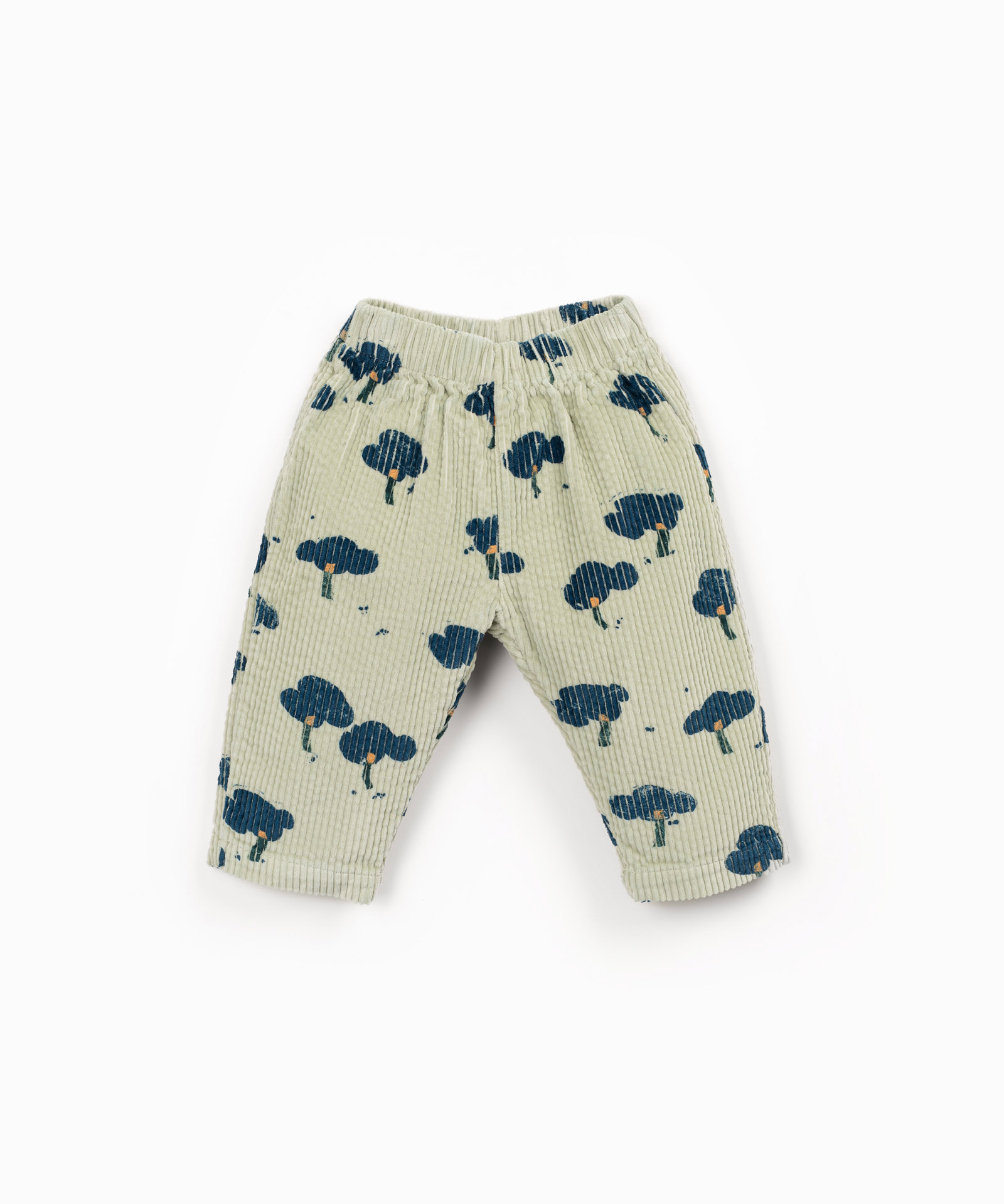 PRINTED CORDUROY TROUSERS
