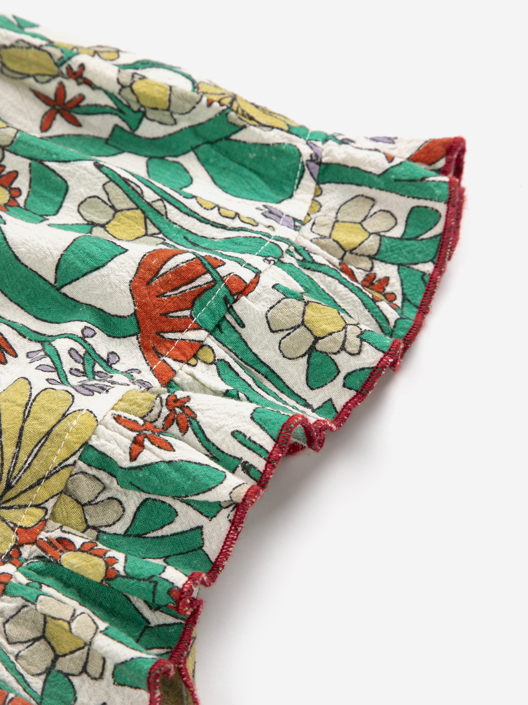 COLOR HERBALIST ALL OVER WOVEN SHORTS