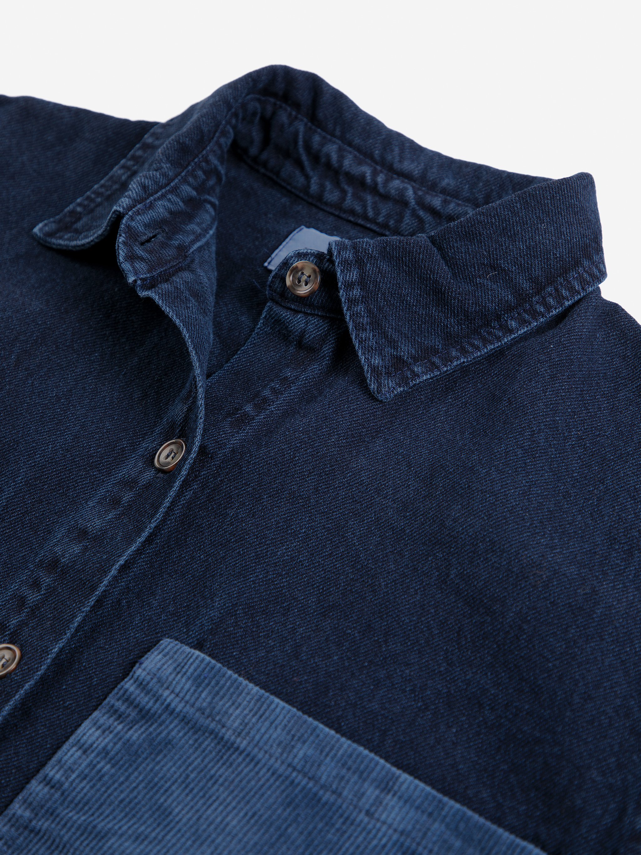 BOOO BO CHOSES TAG DENIM SHIRT