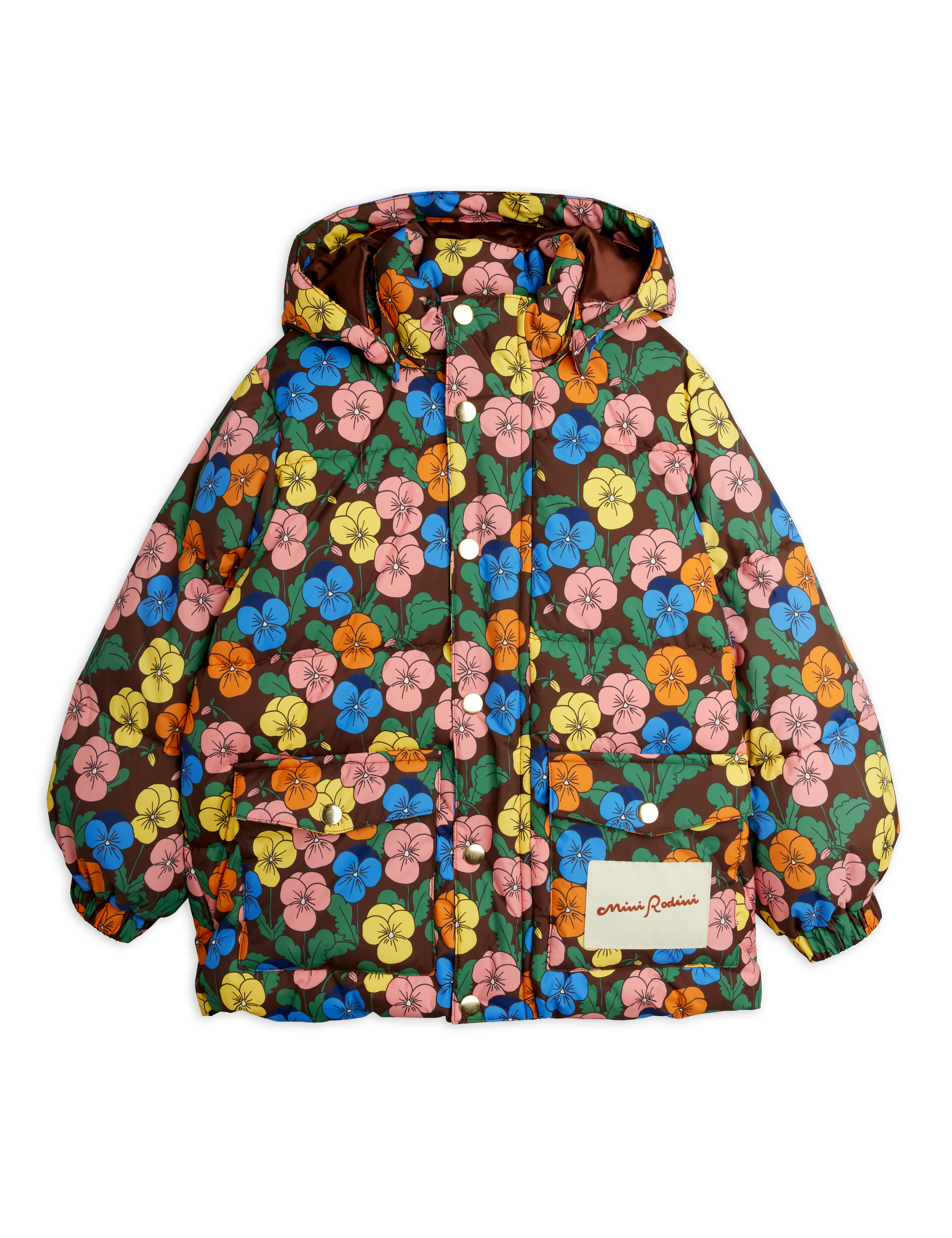 VIOLAS AOP HEAVY PUFFER