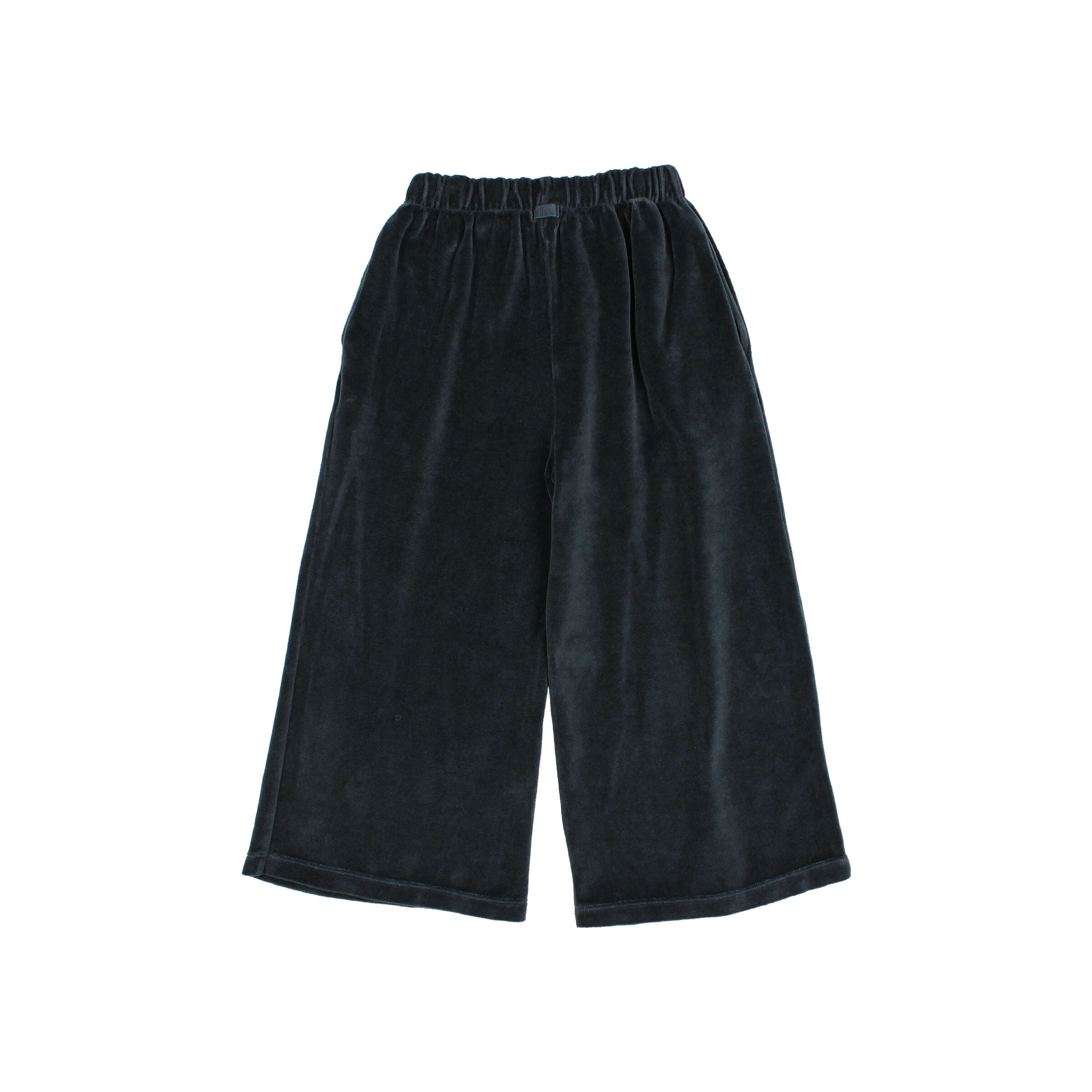 VELVET WIDE LEG PANTS
