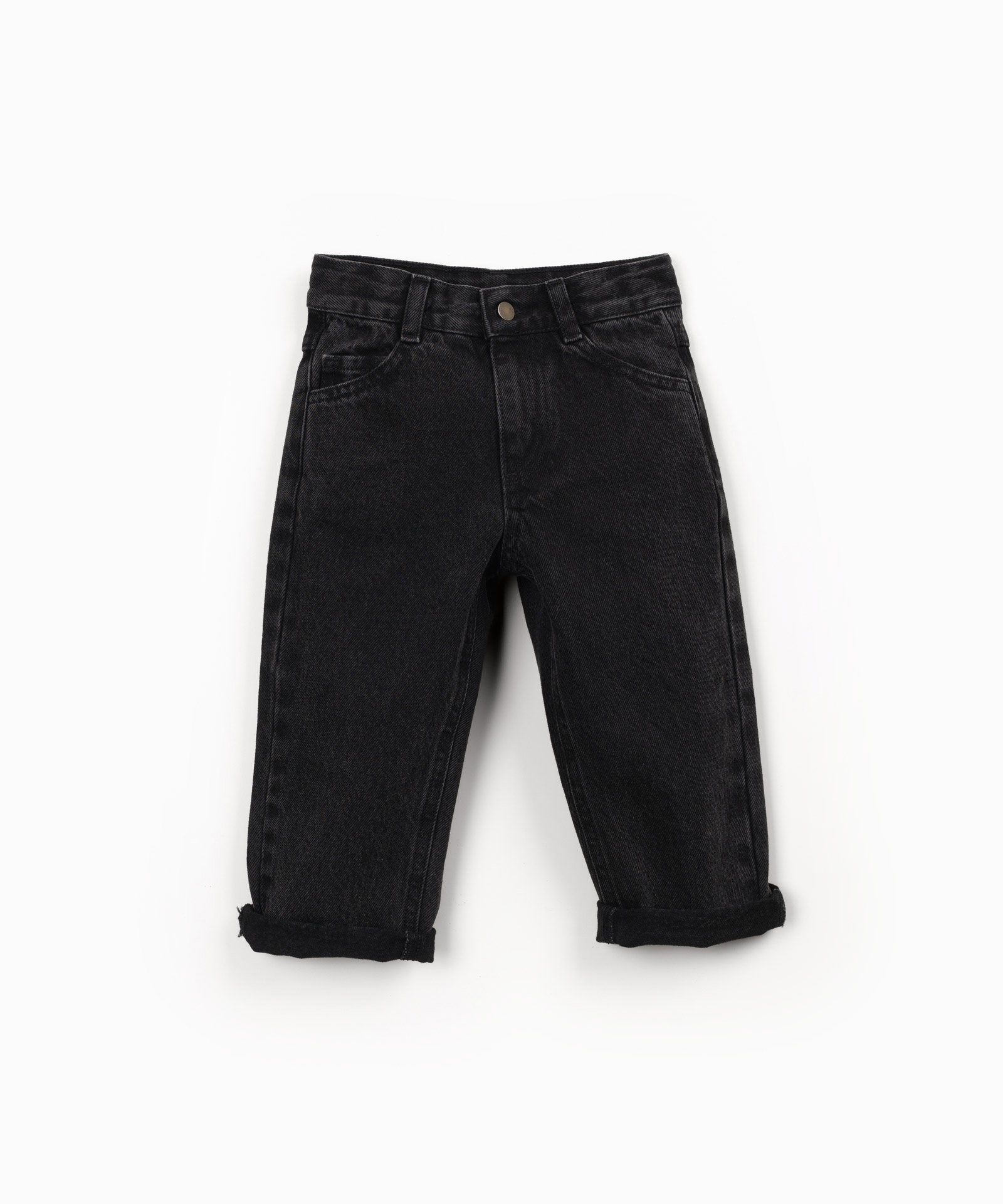 DENIM TROUSERS